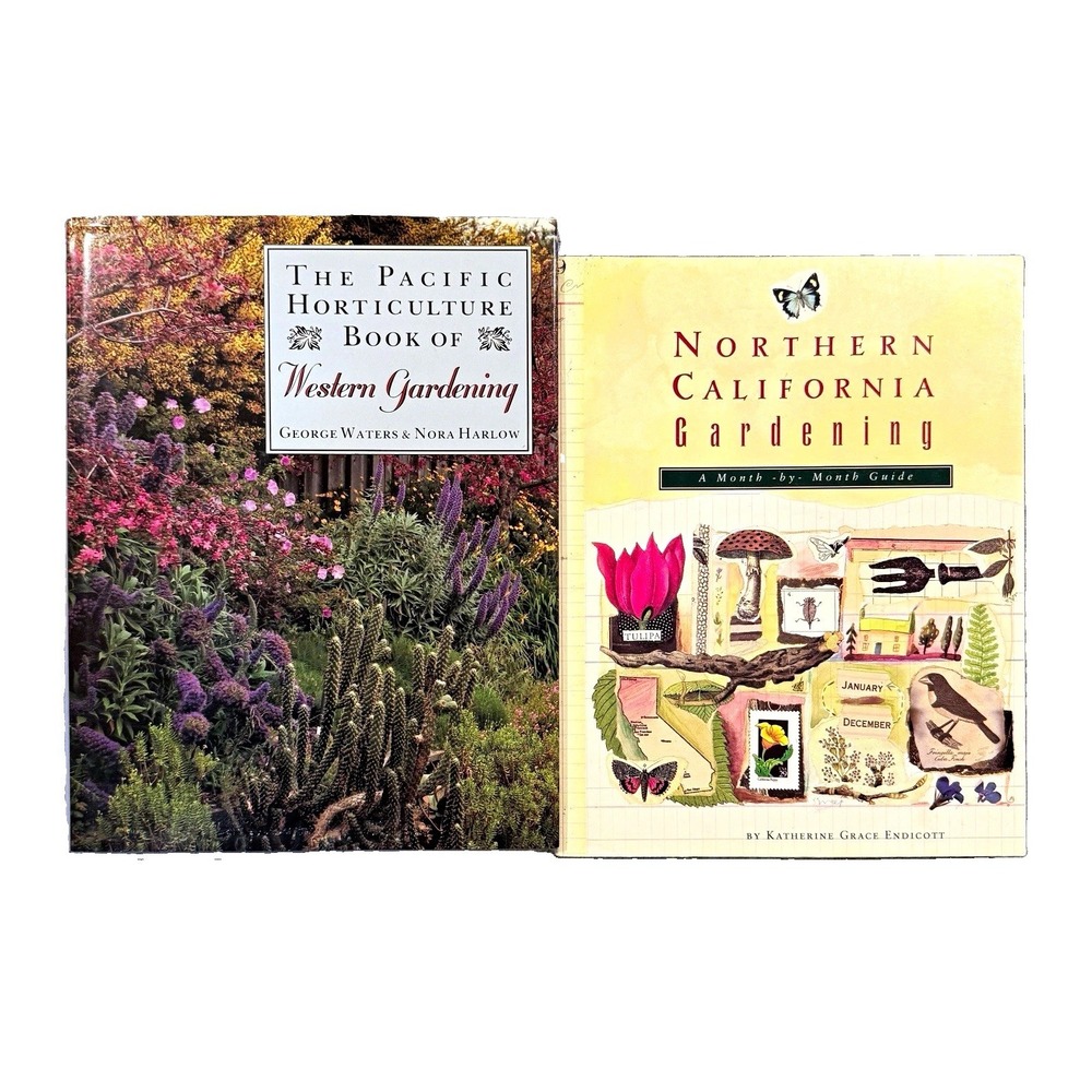 Northern California Western Gardening Books Lot 2 Pacific Horticulture Month